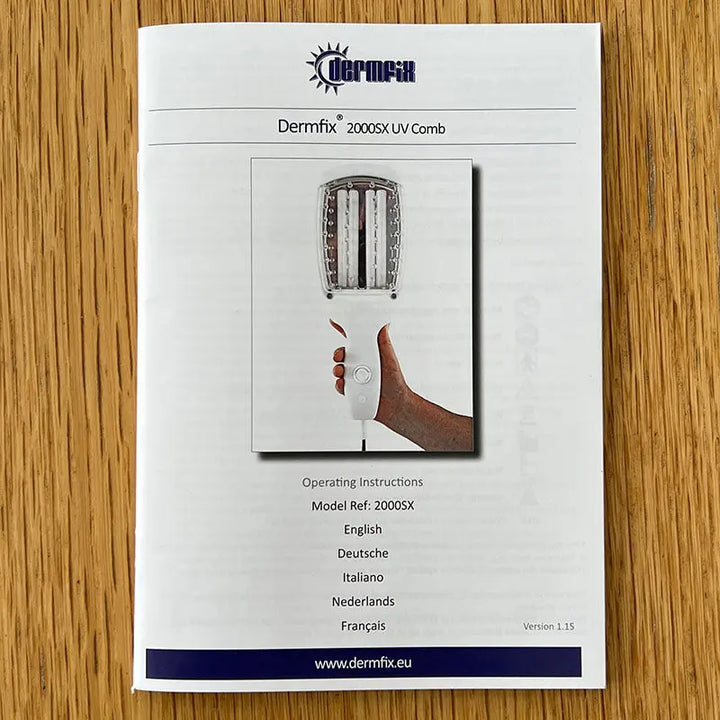 Dermfix 2000SX 311nm UVB Psoriasis Lamp Red Light Fix